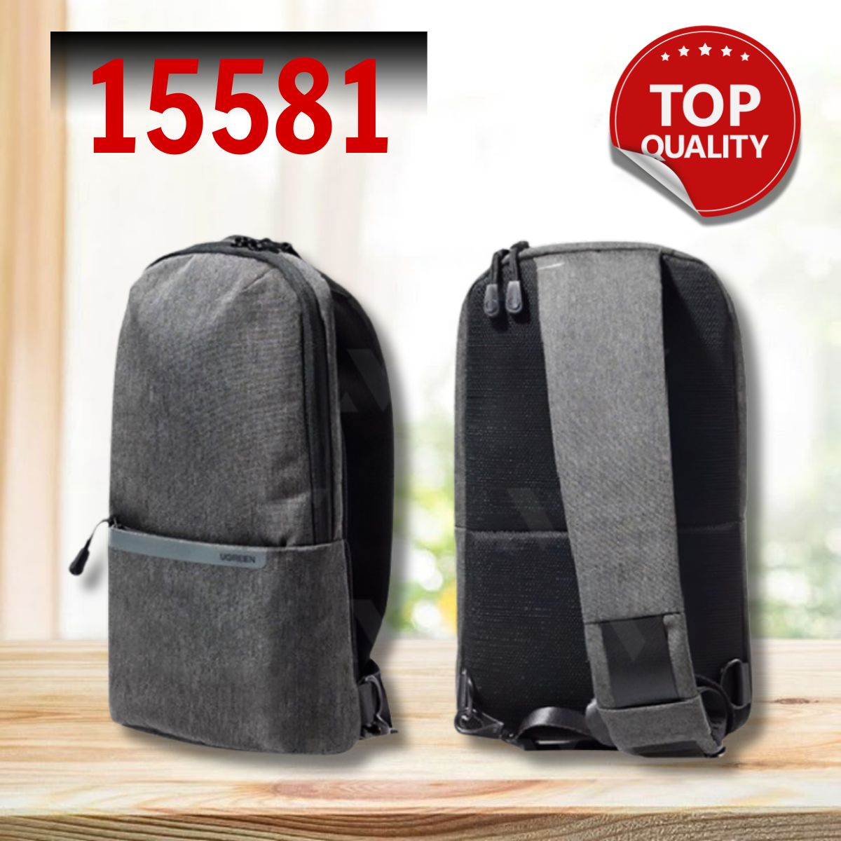 Túi đeo chéo Ugreen 15581 XK01 chống nước 32cm x 22cm, Thiết kế gọn nhẹ