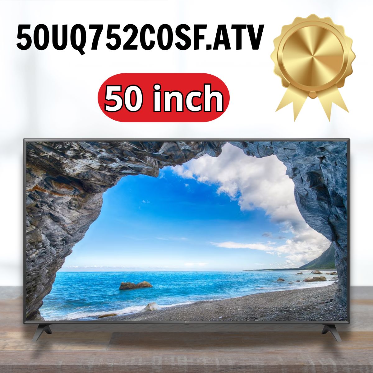 Màn hình hiển thị chuyên dụng LG 50UQ752C0SF.ATV – 50 inch, Hiển thị sắc nét 4K, Tích hợp điều khiển giọng nói, Hệ điều hành WebOS