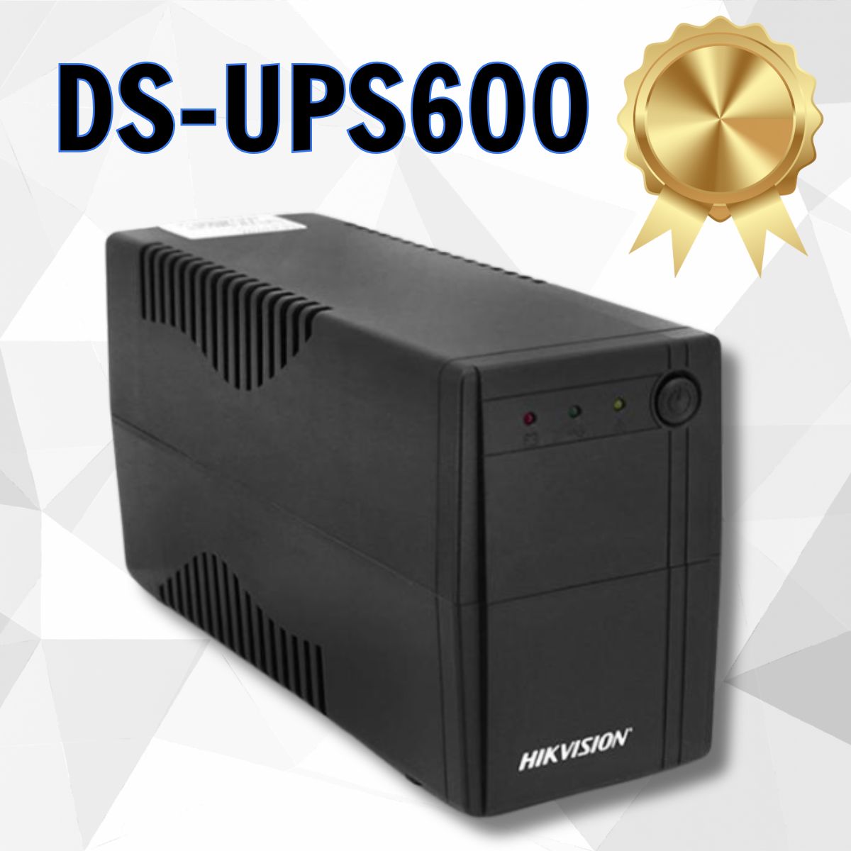 Bộ lưu điện Ups Hikvision DS-UPS600(O-STD)/EU – Công suất 600VA/360W Hỗ trợ 140-290 VAC/50-60Hz, Chuyển mạch 2-6ms, Sạc đầy trong 4-6h