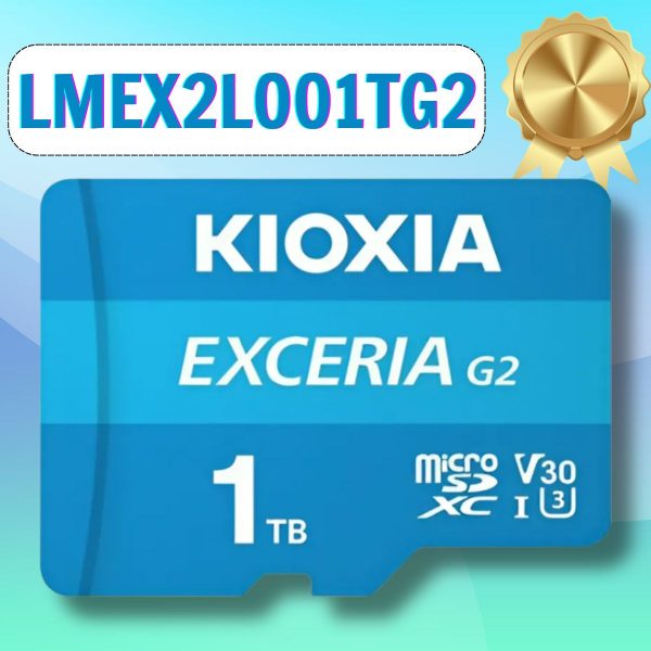 Thẻ nhớ Kioxia Exceria G2 1TB microSD LMEX2L001TG2 CL10 UHS-I U3 V30 A1 4K R100 W50 w adapter