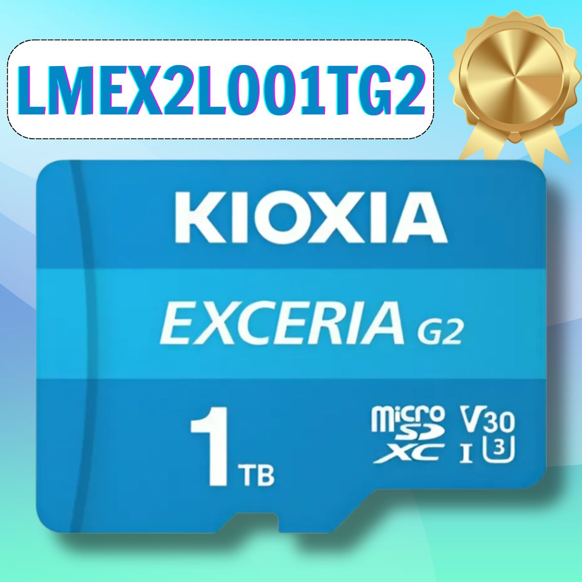 Thẻ nhớ Kioxia Exceria G2 1TB microSD LMEX2L001TG2 CL10 UHS-I U3 V30 A1 4K R100 W50 w adapter