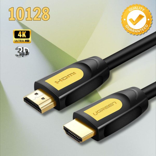 Cáp HDMI 1.5m Ugreen 10128 chuẩn 1.4 hỗ trợ phân giải 4Kx2K, 10,2 Gb/s