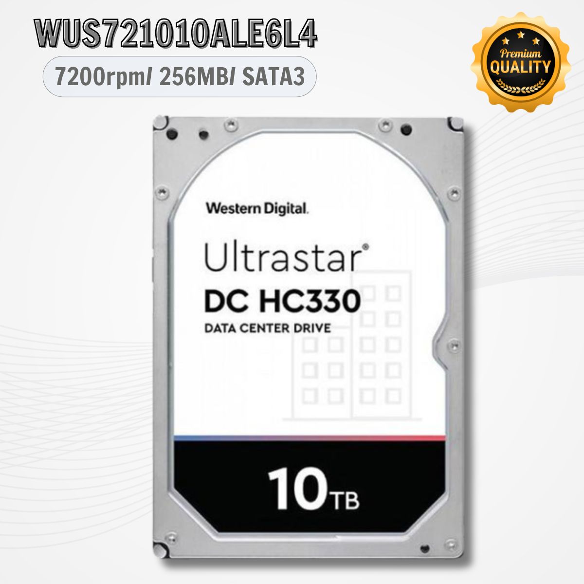 Ổ cứng server Western Digital Enterprise Ultrastar HC330 10TB WUS721010ALE6L4 3.5, SATA 3, 256MB Cache, 7200RPM