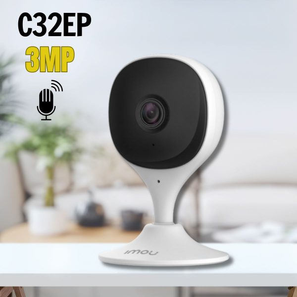 Camera Wifi trong nhà IMOU IPC-C32EP 3MP Đàm thoại 2 chiều,  Phát hiện con người, phát hiện chuyển động, phát hiện âm thanh bất thường.