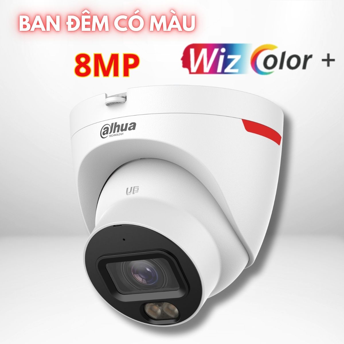 Camera nhìn đêm như ngày Wizcolor Dahua DH-IPC-HDW2849T-S-PRO 8MP hồng ngoại 30m, Phat hiện người và xe, 120dB WDR, IP67