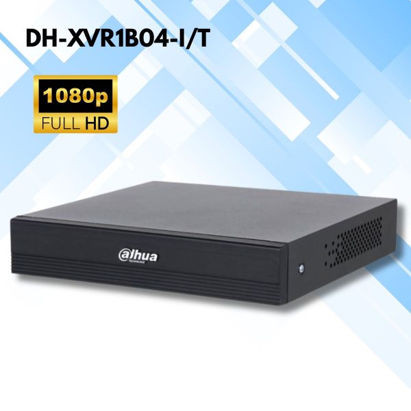 Đầu ghi hình 4 kênh Dahua DH-XVR1B04-I/T 1 ổ cứng SATA, hỗ trợ tối đa 6TB, Âm thanh 2 chiều, 1 HDMI và 1 VGA, Độ phân giải 1080p