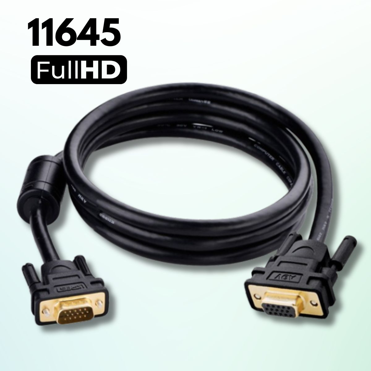 Cáp DVI 24+1 dài 30m Có Chip khuếch đại Ugreen 11645 Chống nhiễu, Lõi đồng 100%