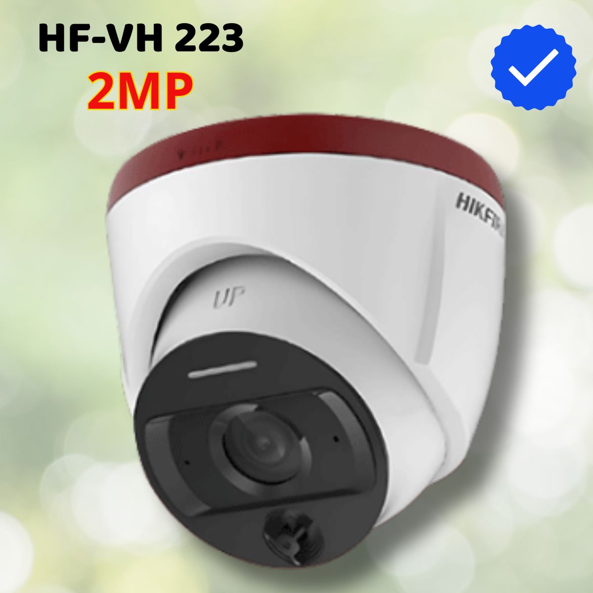 Camera tích hợp đầu báo nhiệt Hikfire HF-VH 223 2MP, Phát hiện cháy sớm, giám sát ca trực, Báo động bằng âm thanh và đèn, Tích hợp mic & loa