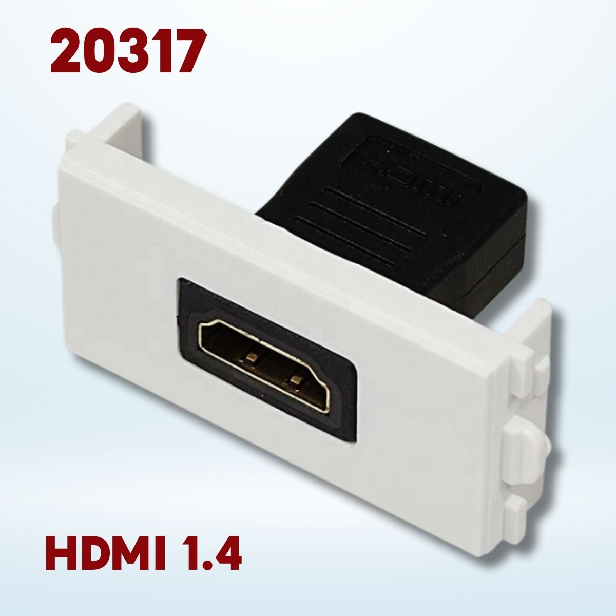 Mặt nạ HDMI âm tường cao cấp MM113 Ugreen 20317 Màu đen, Lõi nhân HDMI bằng đồng 100%, Chân kim mạ vàng