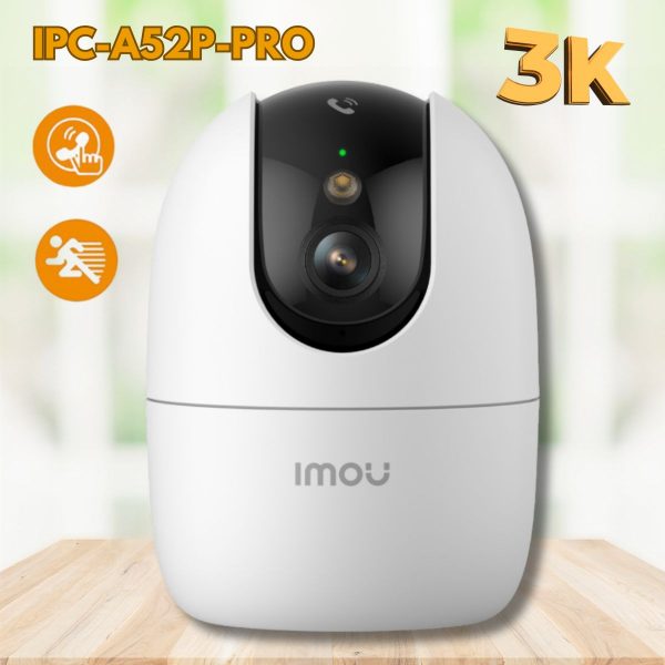 Camera Imou A52P Pro 5MP 3K Chính Hãng, Xoay 360°, AI Nhận Diện Người Đàm thoại 2 chiều, Wifi 6, Đèn & Còi