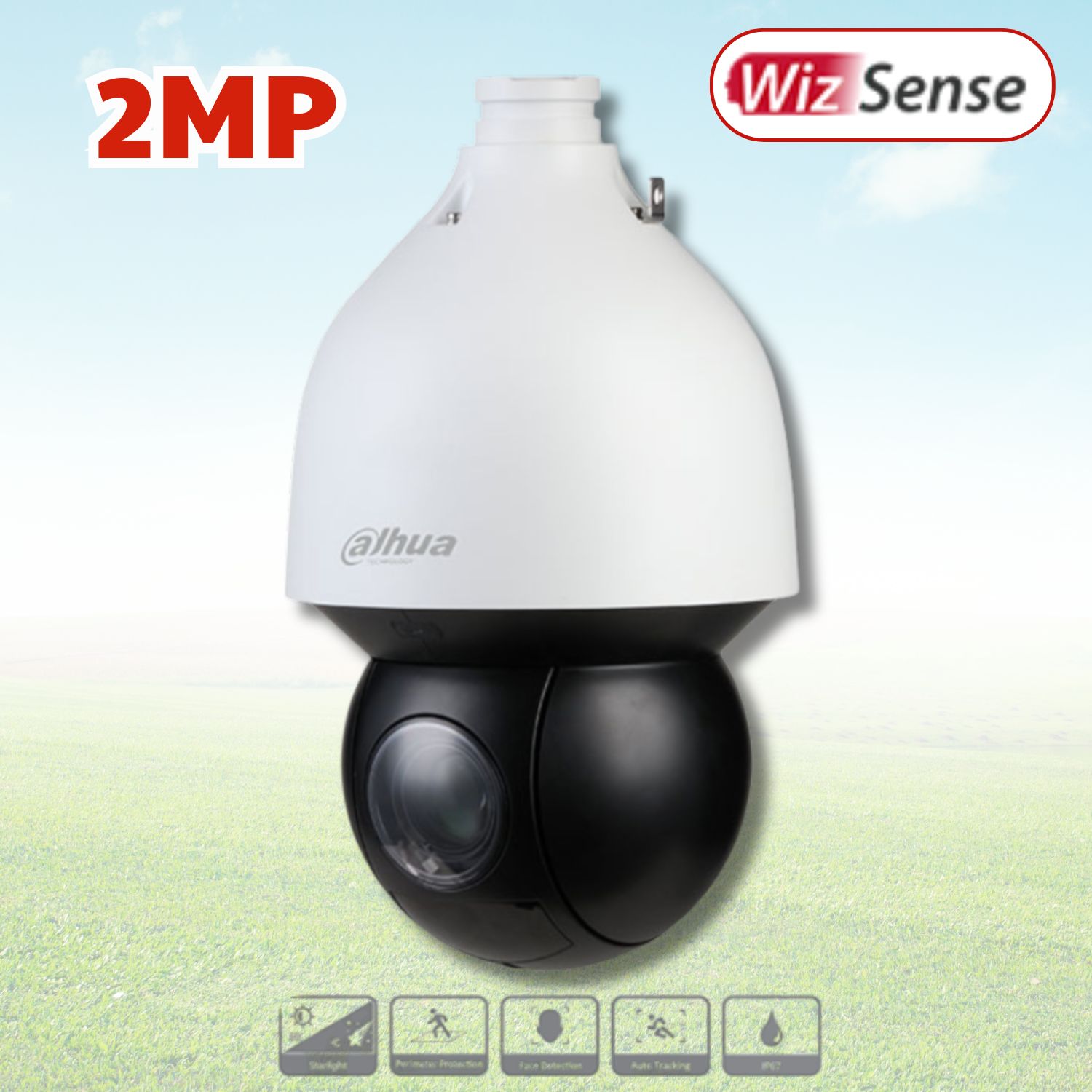 Camera Speed Dome Dahua DH-SD5A245GB-HNR 2MP,  NVR AI WizSense,  Hồng ngoại 150m, Nhận diện khuôn mặt, Zoom 45X, Hỗ trợ PoE, P67 IK10
