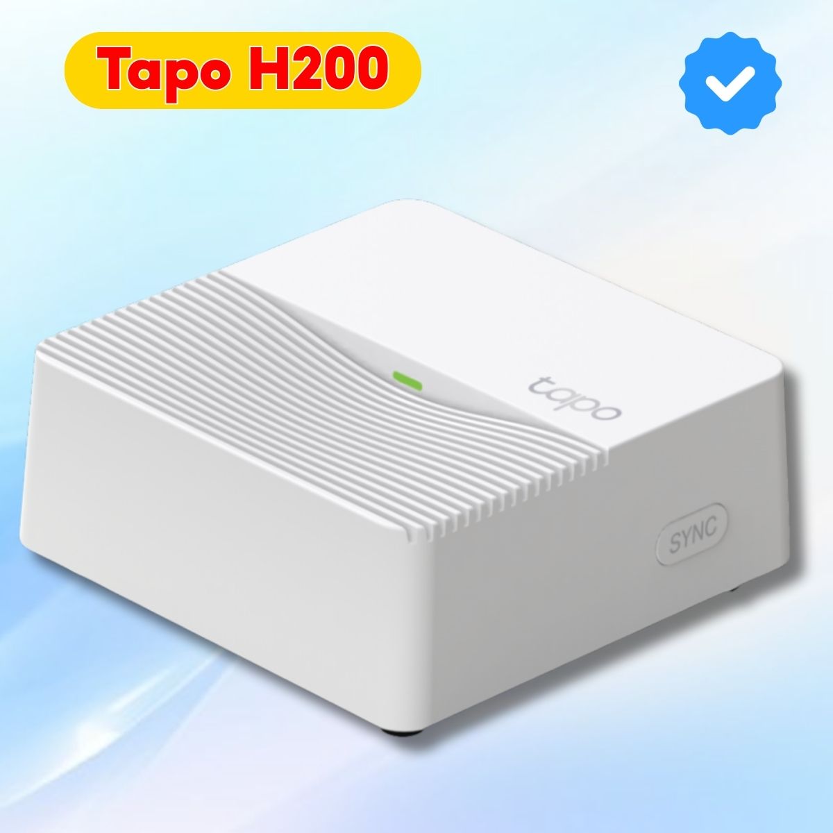 Hub thông minh Tapo H200 Báo động âm thanh 90dB, Kết nối 64 Thiết bị, Lưu trữ Camera & Chuông cửa 512GB