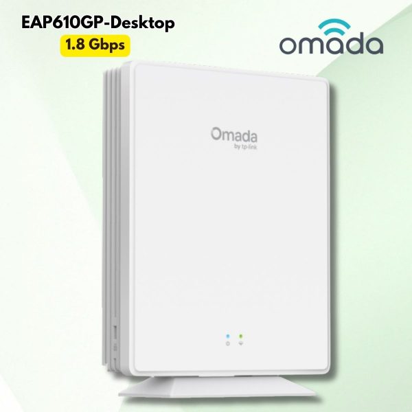 TP-Link Omada EAP610GP-Desktop AX1800, 4 Cổng LAN, 1 Cổng RJ11, Tốc độ 1.8 Gbps, Hỗ trợ Mesh & Roaming