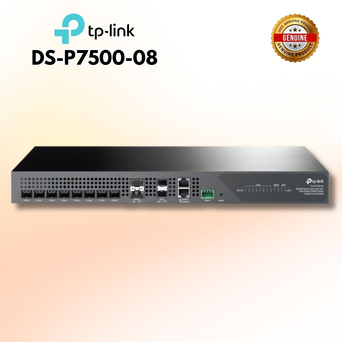 DeltaStream TP-Link DS-P7500-08 - 8 Cổng Combo XGS-PON & GPON, Nguồn kép, Quản lý tập trung DPMS