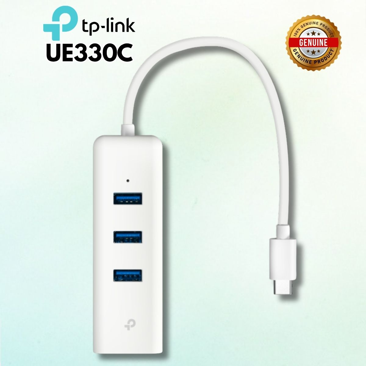 Hub USB Type-C ra 3 cổng USB-A 3.0 & Mạng Gigabit Ethernet TP-Link UE330C, USB 3.0 Type-A (Tốc độ 5 Gbps), Gigabit (10/100/1000 Mbps)