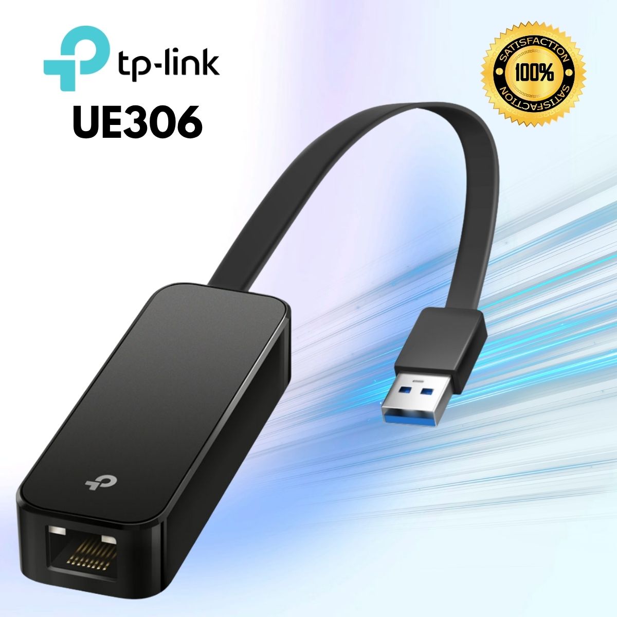 Bộ Chuyển Đổi USB 3.0 Sang LAN Gigabit TP-Link UE306, Tốc độ 1000Mbps, Chuyên dụng cho Nintendo Switch, Plug & Play