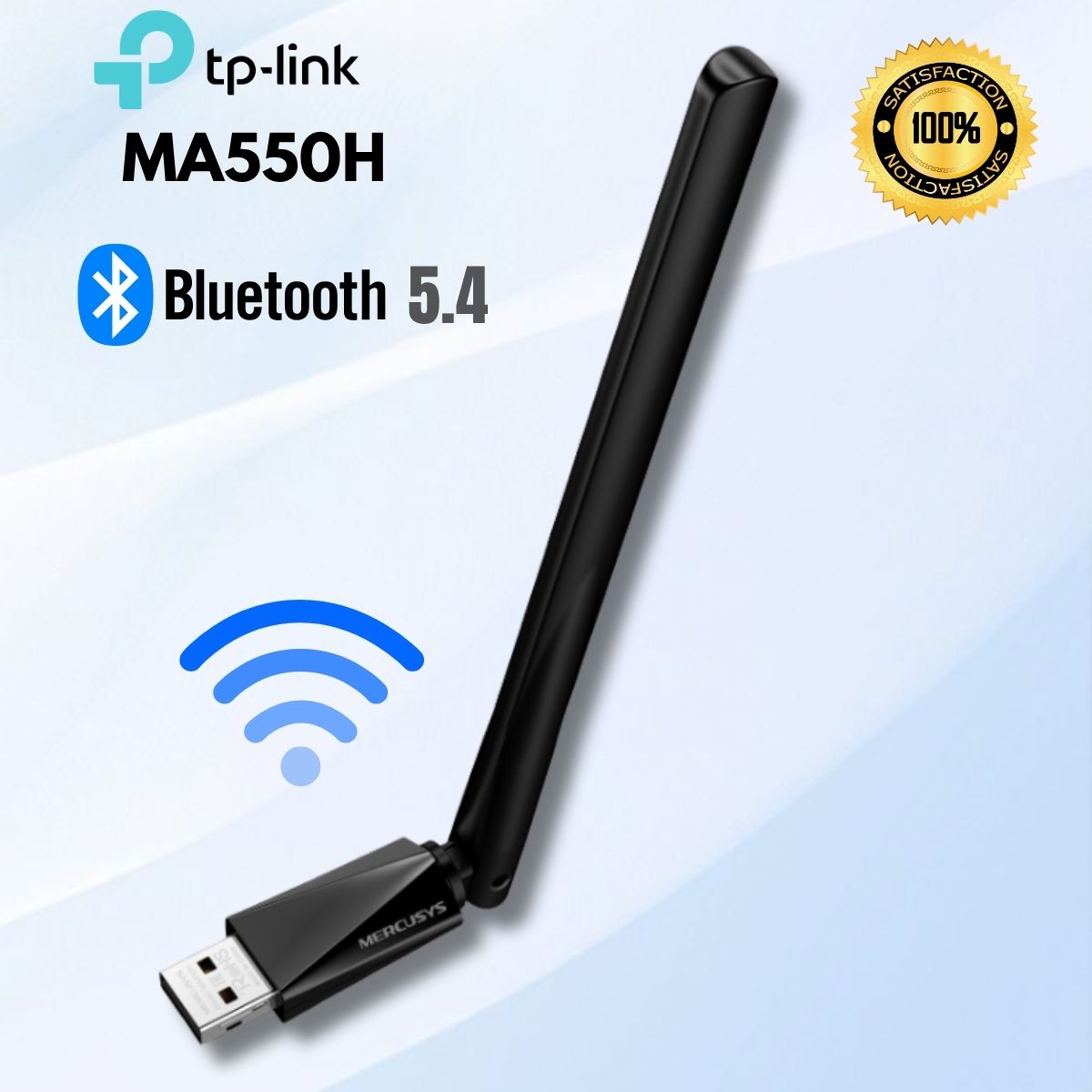 USB Bluetooth 5.4 Tầm Xa TP-Link MA550H: Kết Nối 7 Thiết bị cùng lúc, Phủ sóng rộng, Chống nhiễu