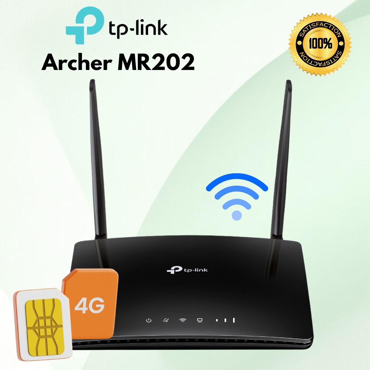 Router Wi-Fi 4G LTE TP-Link Archer MR202: Chuẩn AC750 Băng Tần Kép, Tốc Độ 150Mbps, Hỗ trợ cổng LAN/WAN