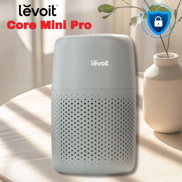 Bộ lọc không khí HEPA 3 Lớp Levoit Core Mini Pro Tích hợp xông tinh dầu, Lọc sạch 99% Bụi mịn cho phòng 20m2, Công nghệ QuietKEAP 27dB