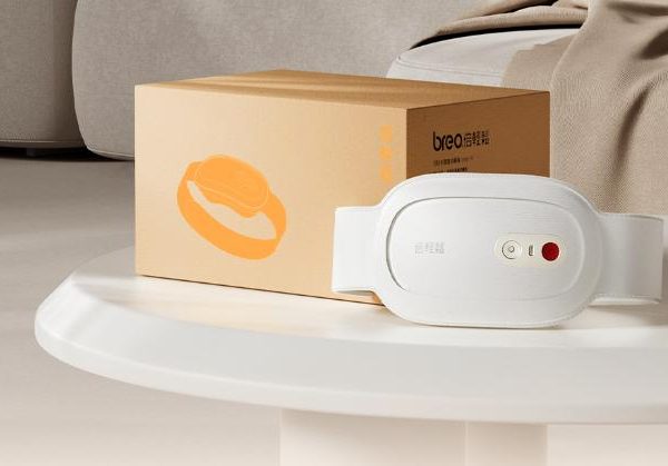 Máy Massage Lưng Breo P3, Tích hợp massage 3D 6 điểm chạm, Chườm nóng ổn định 45°C, dây đeo tuỳ chỉnh, Pin 2000mAh