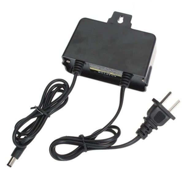 Adaptor camera 12V-2A loại ngoài trời có móc treo, công suất thật, sử dụng IC tự ngắt.
