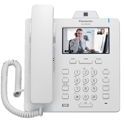 Điện thoại bàn Panasonic KX-HDV430 có màn hình màu cảm ứng, hỗ trợ loa ngoài, tai nghe Bluetooth
