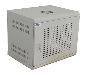 Tủ rack 9U ECP-WM9UW550C treo tường hoặc để bàn, 1 khóa, 1 ổ điện 4 port