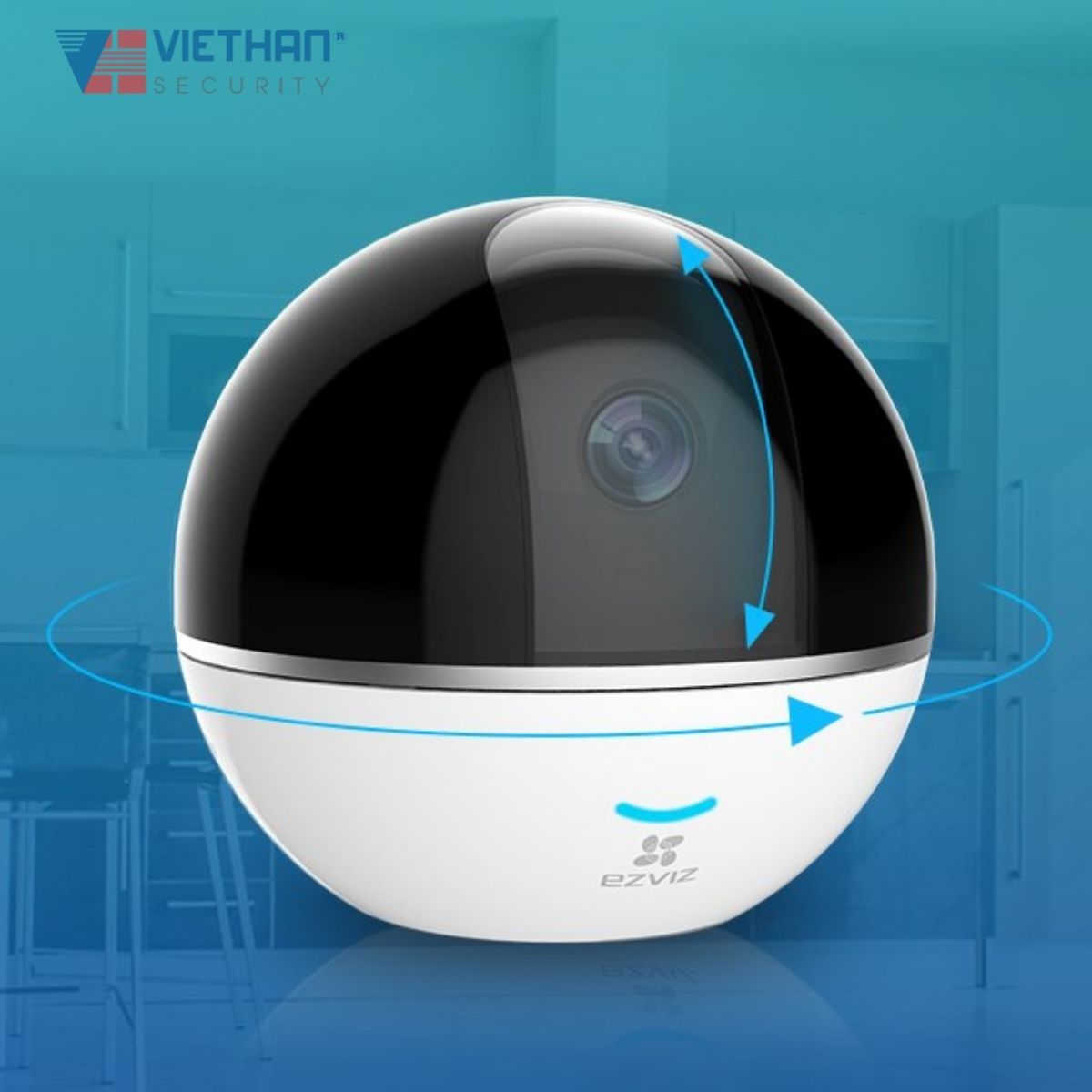 Camera IP Wifi EZVIZ CS-CV248 (C6T) 2.0 Megapixel, F4mm, Hồng ngoại 10m, MicroSD, âm thanh 2 chiều, phát hiện chuyển động, theo dõi chuyển động