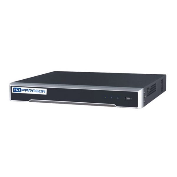 Đầu ghi hình poe 8 cổng HDParagon HDS-N7608I-4K/P (H.265+, xuất hình Ultra HD 4K, hỗ trợ 2 ổ cứng SATA)