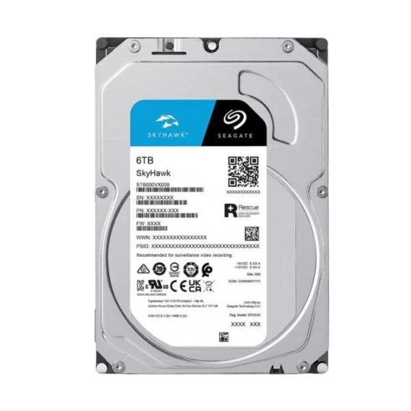 HDD Seagate Skyhawk 6TB ST6000VX001 dòng chuyên dụng camera hoạt động 24/7, tiết kiệm điện năng