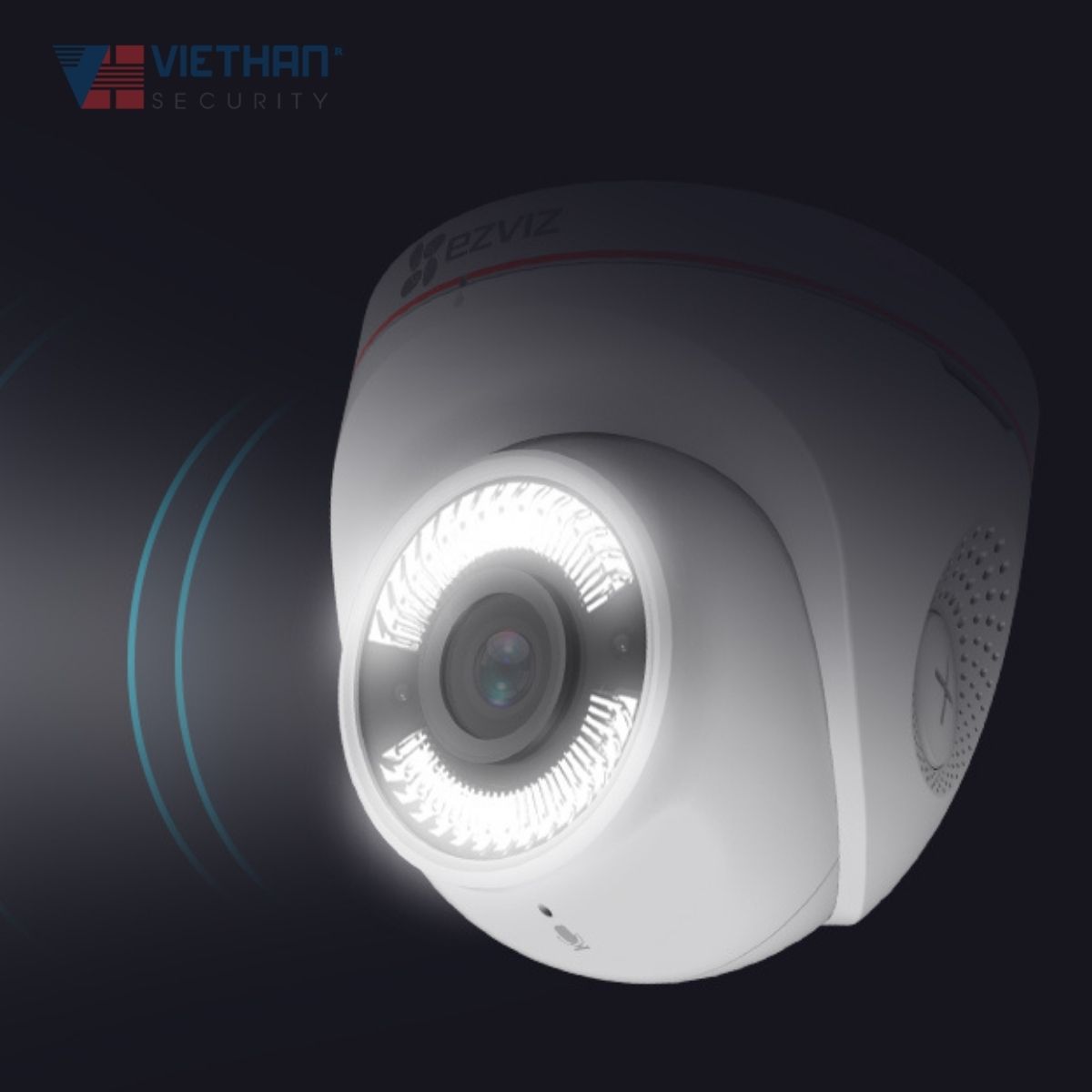 Camera EZVIZ C4W CS-CV228 2.0 Megapixel, âm thanh 2 chiều, đèn và còi báo động, hồng ngoại 30m