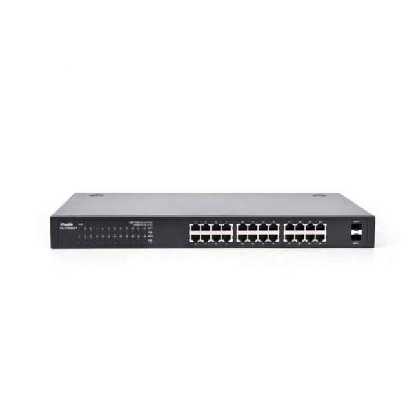 Thiết bị mạng HUB Switch Ruijie RG-S1826G ổ chia mạng 24 cổng 24 10/100/1000 BASE-T