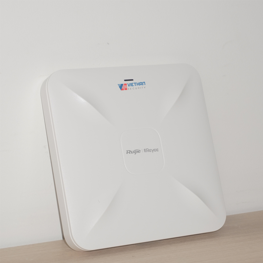 Thiết bị phát wifi ốp trần hoặc gắn tường RUIJIE RG-RAP2200(F) tốc độ 1267Mbps, truy cập đồng thời đề xuất 40+