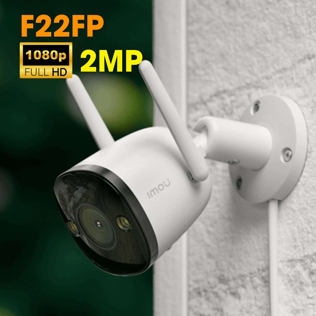 Camera không dây ngoài trời IMOU IPC-F22FP 2MP, tích hợp Mic, Wifi Hotspot