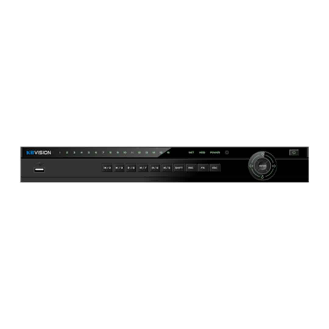 Đầu ghi hình IP KBVISION KX-CAi4K8216N2P16 (Công nghệ AI, 16 kênh chuẩn 4K, nhận diện khuôn mặt)