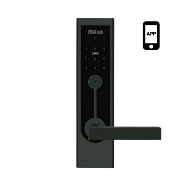 Khóa cửa thông minh thẻ MI, mật mã và chìa khóa cơ PHGLock KR8131 (Tùy chọn APP)