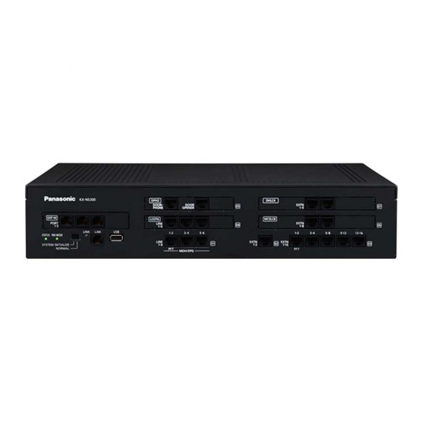 Tổng đài Panasonic KX-NS300 6 trung kế, 16 máy nhánh analog, 2 port Digital