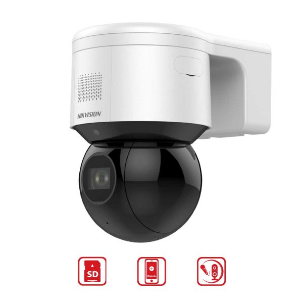 Camera IP Speed Dome Wifi Mini Hikvision DS-2DE3A404IW-DE/W(S6) 4MP, zoom 4X, tích hợp mic và loa đàm thoại 2 chiều