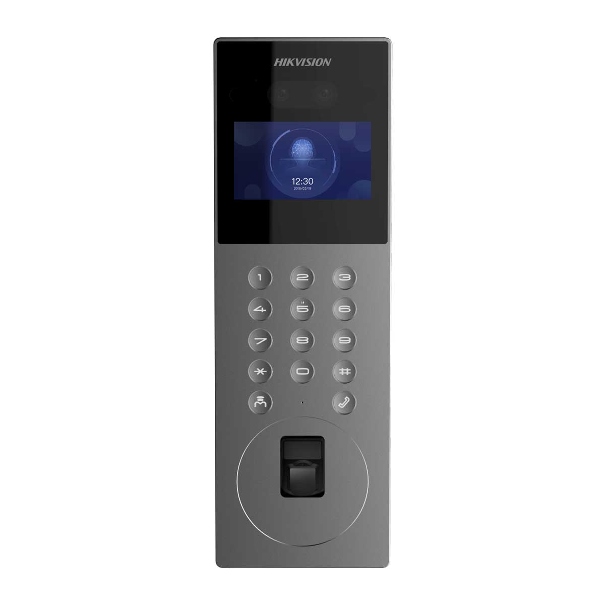 Camera chuông cửa chung cư trung tâm IP Nhận diện khuôn mặt, vân tay Hikvision DS-KD9203-FTE6  LCD 4.3inch, 20000 khuôn mặt