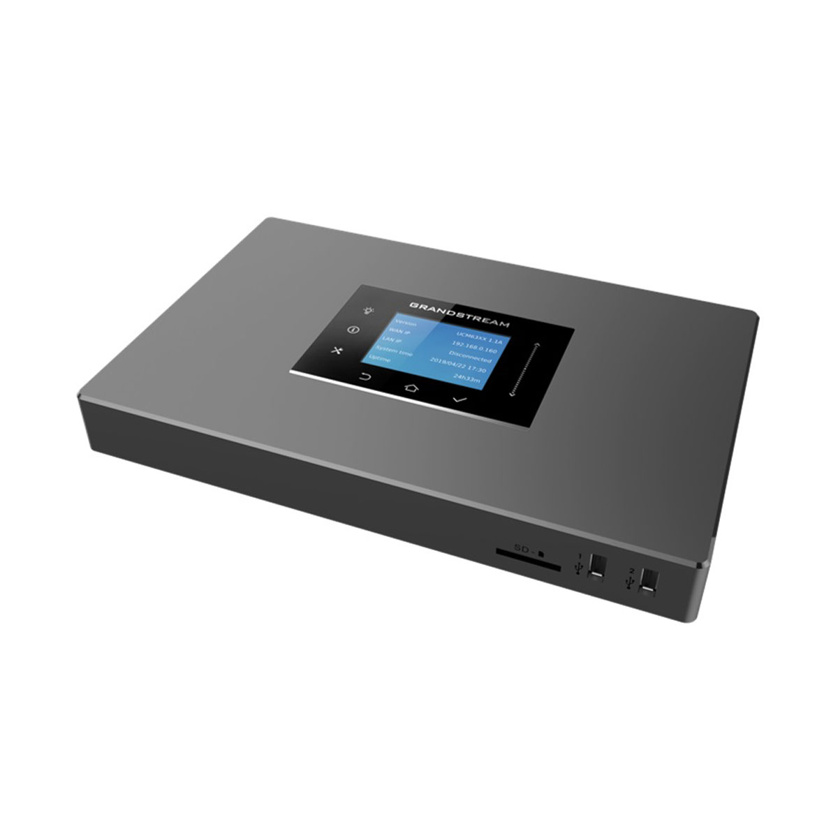 Tổng đài voice IP Grandstream UCM6308A 1500 user máy nhánh , 200 cuộc gọi đồng thời, 8 cổng PSTN, 8 máy analog