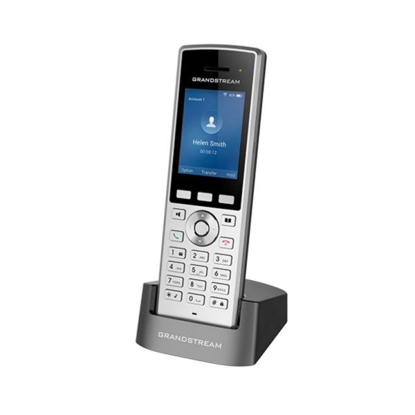 Điện thoại IP Wifi cầm tay Grandstream WP822 tích hợp bộ đàm, gọi nhóm, màn hình màu 2.4 inch, hỗ trợ Bluetooth