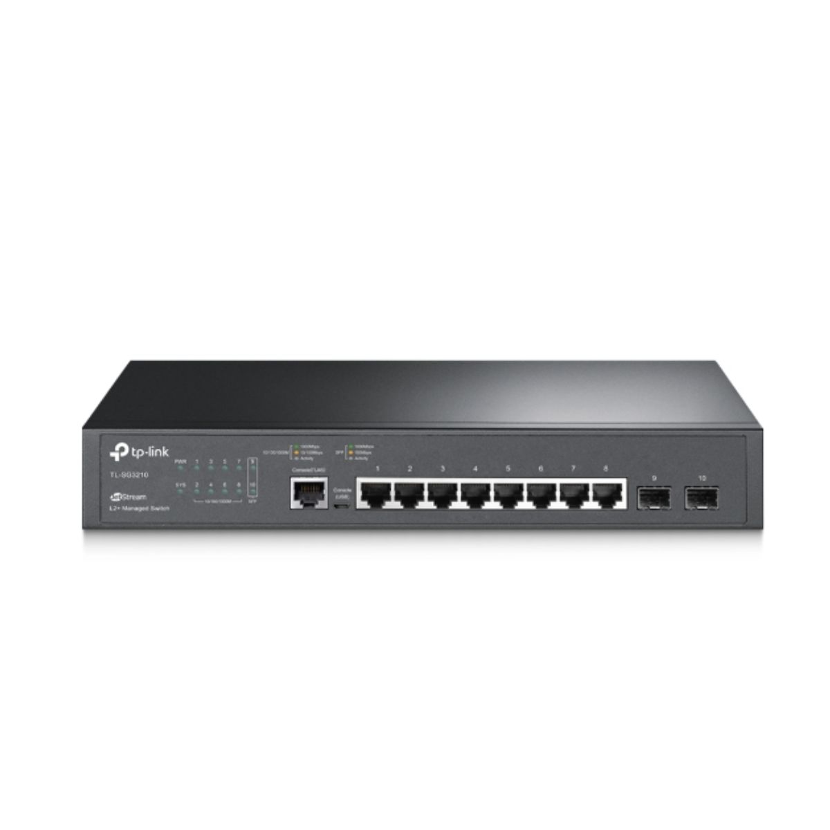 Thiết bị chia mạng 8 cổng Gigabit Layer 2 TP-Link TL-SG3210 2 khe cắm SFP