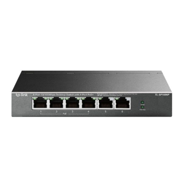 Switch Desktop để bàn 6 cổng TP-Link TL-SF1006P 4 Mbps PoE+ 2 Ports Mbps, 67W