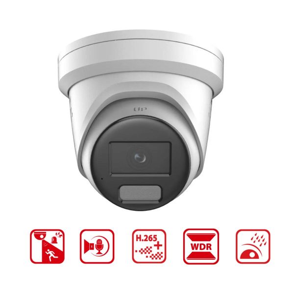 Camera Dome IP 2MP Hikvision DS-2CD2326G2-ISU/SL (D) WDR 120dB, hồng ngoại 30m, phân biệt người và xe