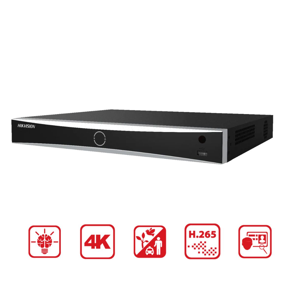 Đầu ghi camera IP 32 kênh Hikvision DS-7632NXI-K2 hỗ trợ 2 SATA đến 10TB,  hỗ trợ chụp ảnh khuôn mặt