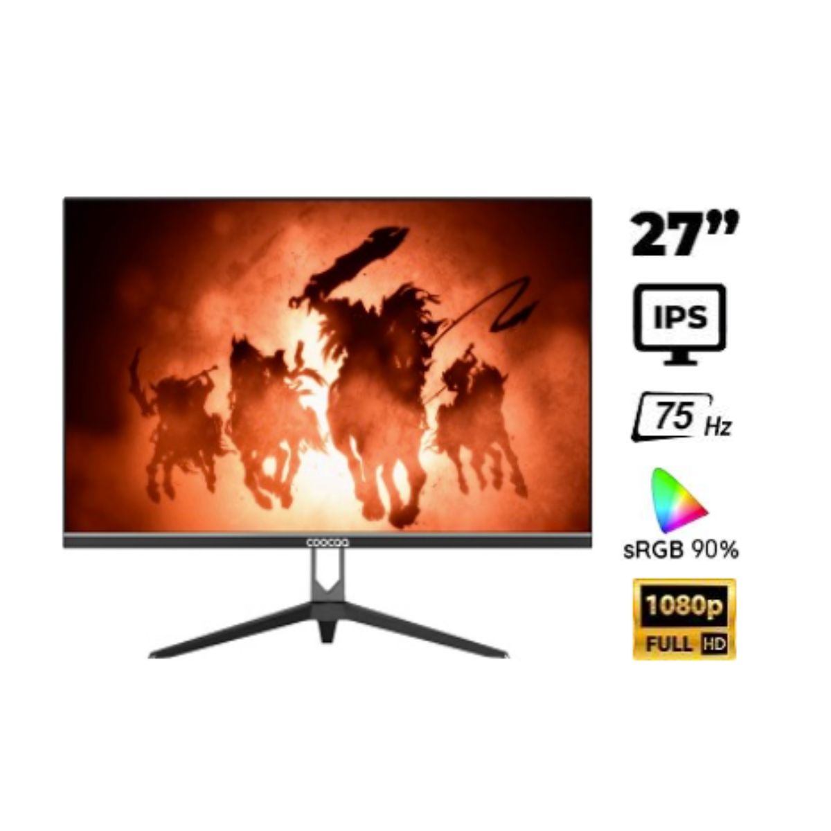 Màn hình vi tính 27inch Coocaa C270J01P Full HD, đèn nền E-LED, tấm nền IPS, tần số quét 75Hz