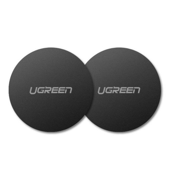 Miếng dán kim loại hình tròn UGREEN 30836 LP123 cho giá đỡ điện thoại từ tính