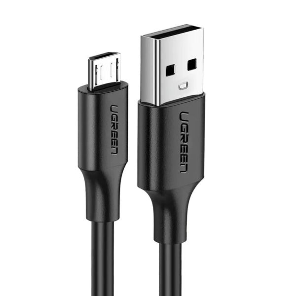 Cáp sạc 1m cổng Micro USB Ugreen 60136 US289 màu đen, Sạc nhanh lên tới 2A