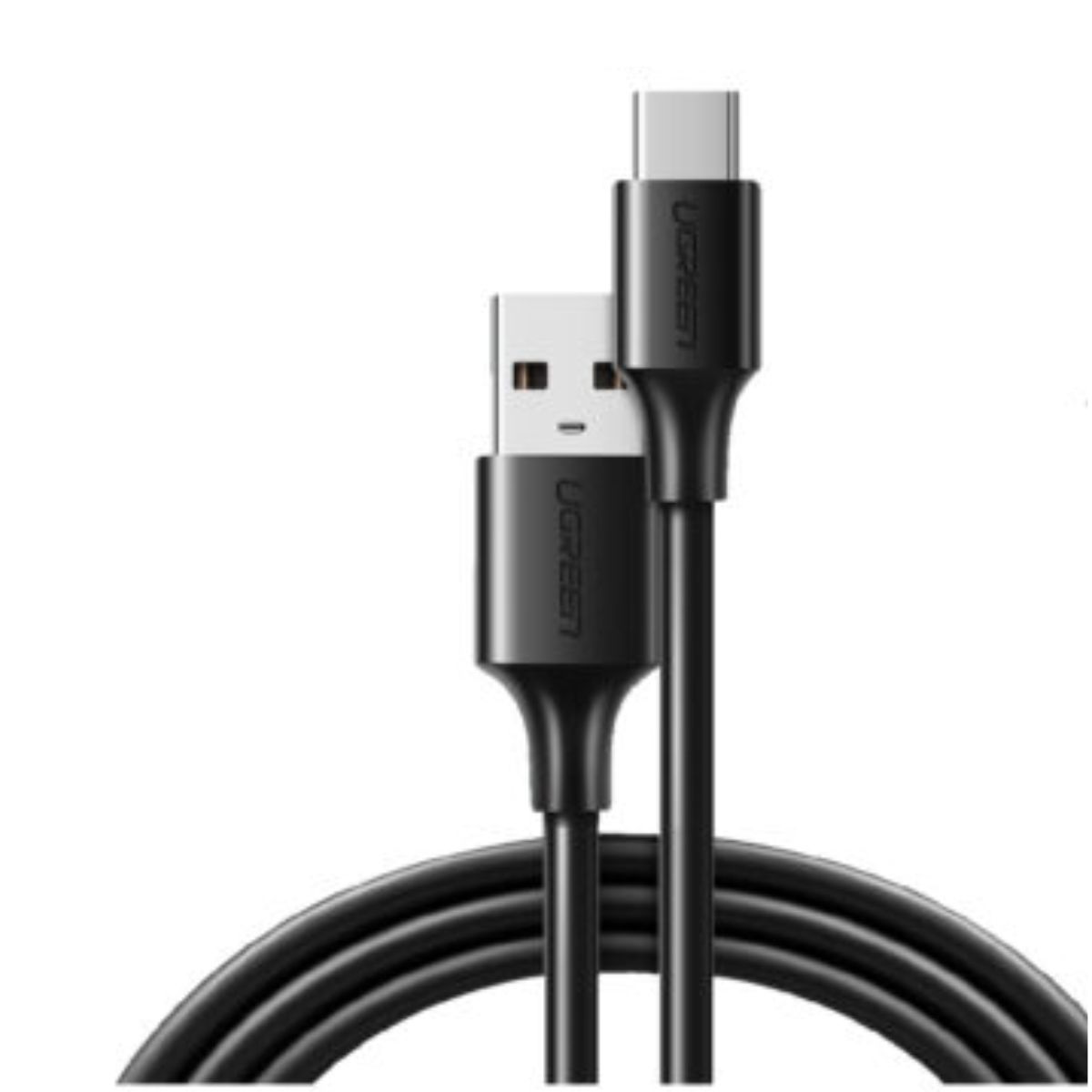 Cáp sạc nhanh dài 1m Type-C Ugreen 60116 US287 màu đen , mạ niken