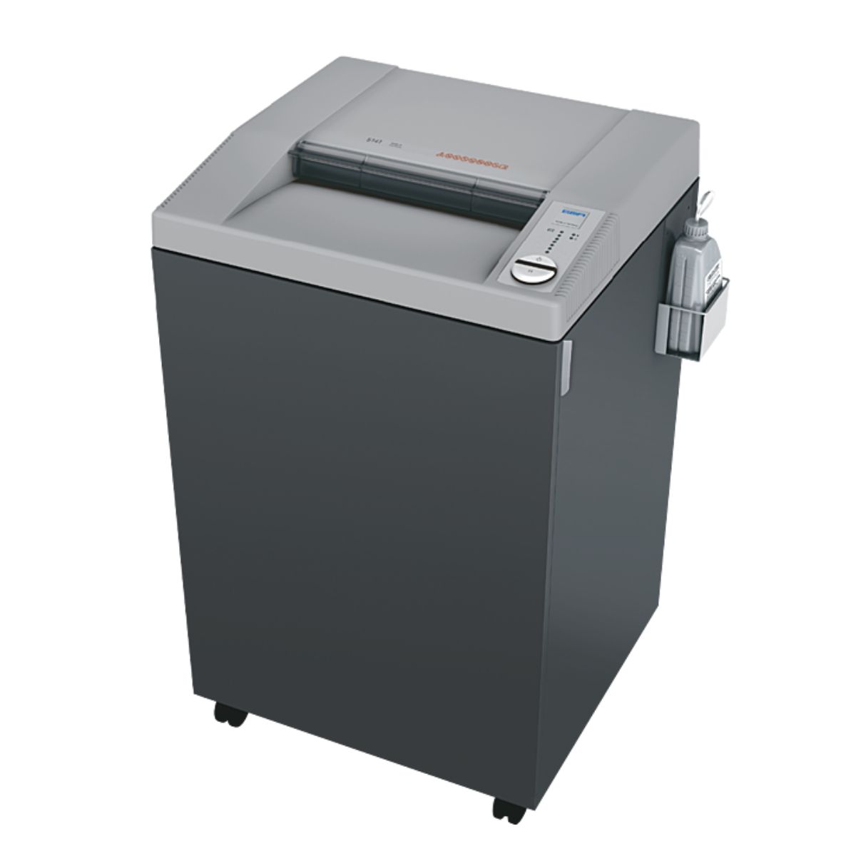 Máy hủy giấy, tài liệu EBA 5141S kiểu hủy sợi, công suất hủy 50-55 tờ, dung tích 165 lít